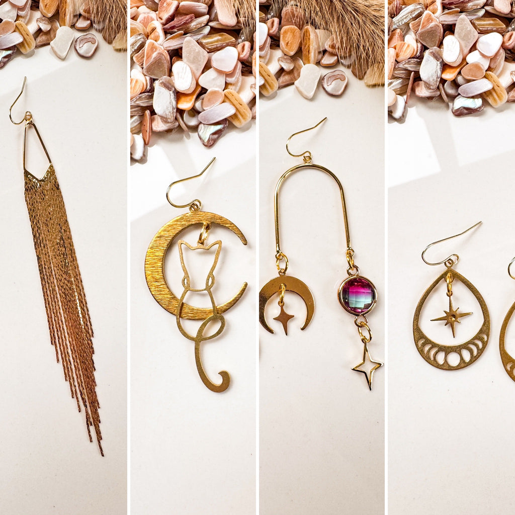 Brass and Gold Plated Dangles